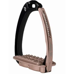 Tech Stirrups Stijgbeugels Venice Sloped Evo Swarovski Zwart/Rosegoud