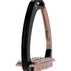 Tech Stirrups Stijgbeugels Venice Sloped Evo Swarovski Zwart/Rosegoud