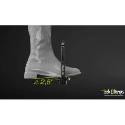 Tech Stirrups Stijgbeugels Venice Sloped EVO Zilver/Rood