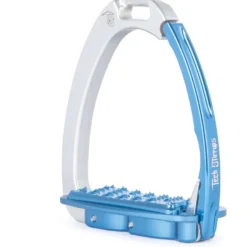 Tech Stirrups Stijgbeugels Venice Sloped EVO Zilver/Blauw