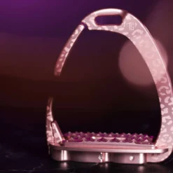 Tech Stirrups Stijgbeugels Venice Sloped EVO Leopard Rosegold