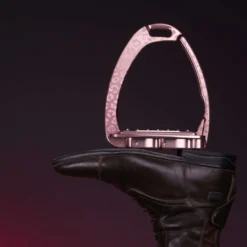 Tech Stirrups Stijgbeugels Venice Sloped EVO Leopard Rosegold