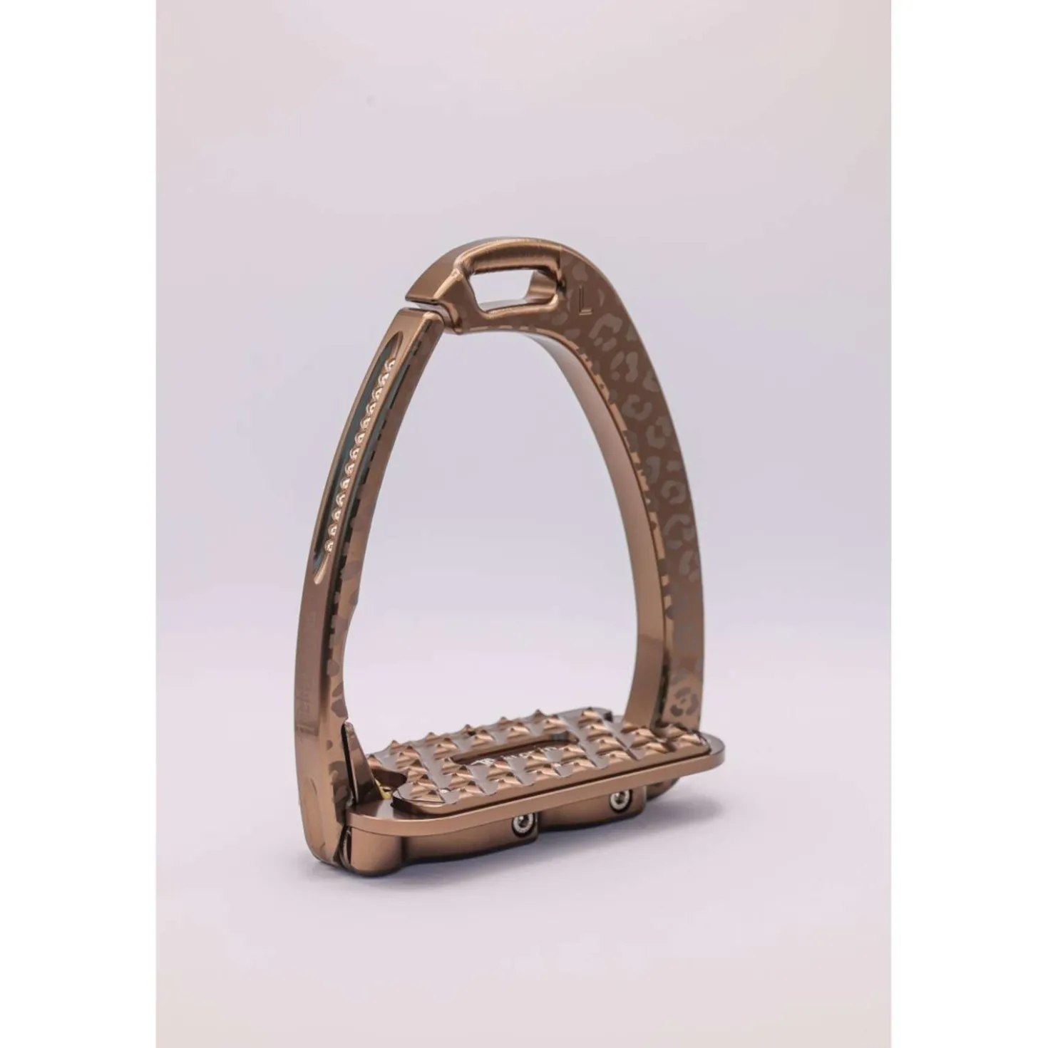 Tech Stirrups Stijgbeugels Venice Sloped EVO Leopard Rosegold