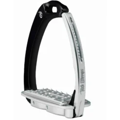 Tech Stirrups Stijgbeugels Venice Sloped Evo Swarovski Zwart/Zilver