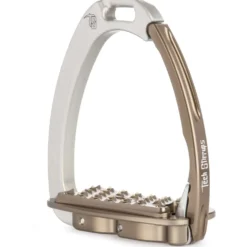 Tech Stirrups Stijgbeugels Venice Sloped EVO Zilver/Bruin