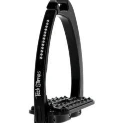 Tech Stirrups Stijgbeugels Venice Sloped Evo Swarovski Zwart/Zwart