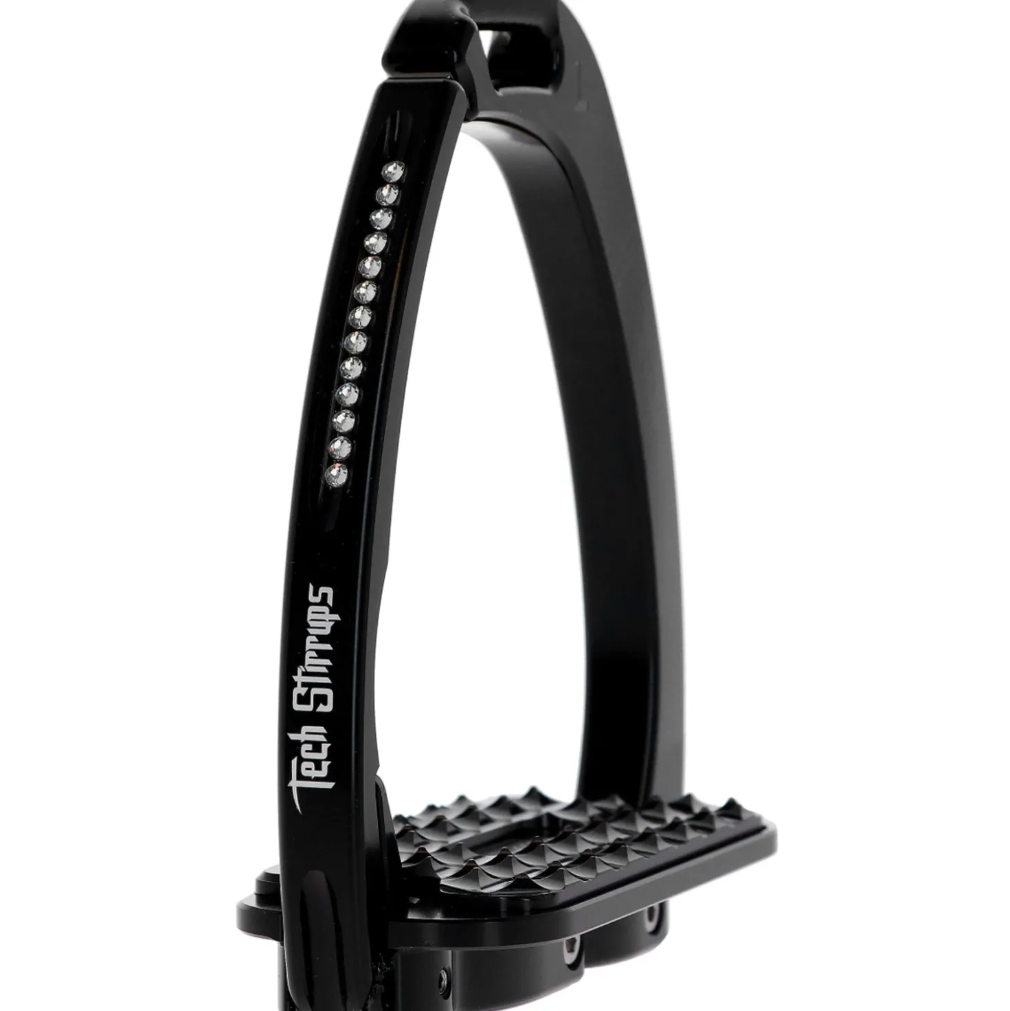 Tech Stirrups Stijgbeugels Venice Sloped Evo Swarovski Zwart/Zwart