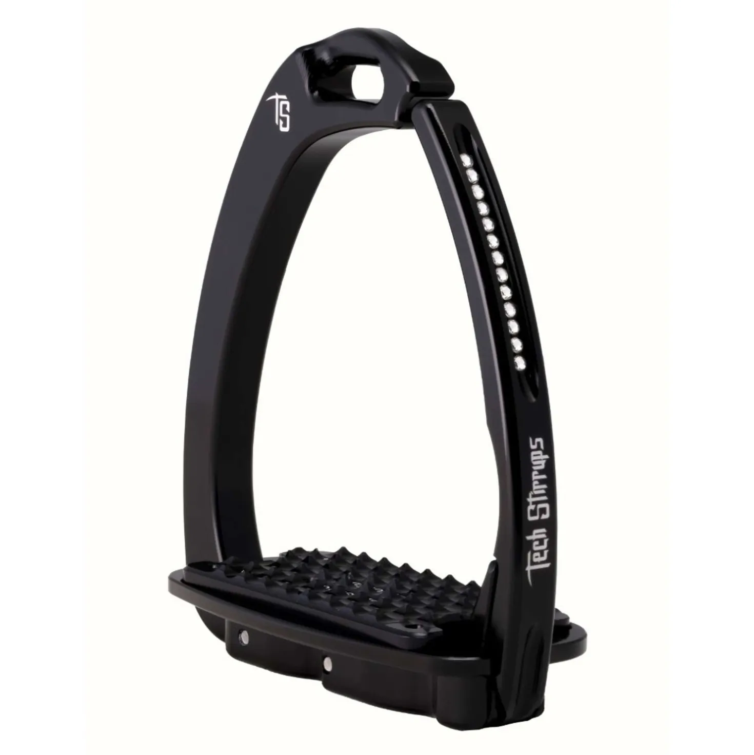 Tech Stirrups Stijgbeugels Venice Sloped Evo Swarovski Zwart/Zwart