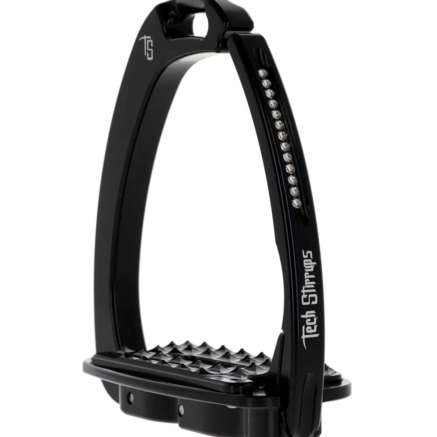 Tech Stirrups Stijgbeugels Venice Sloped Evo Swarovski Zwart/Zwart