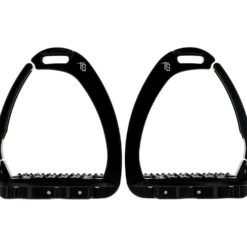 Tech Stirrups Stijgbeugels Venice Sloped Evo Swarovski Zwart/Zwart