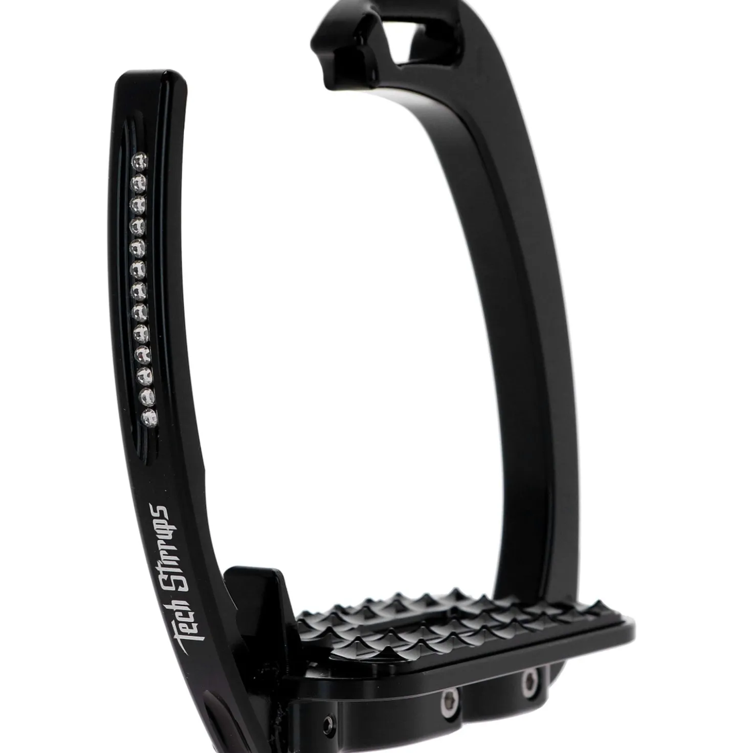 Tech Stirrups Stijgbeugels Venice Sloped Evo Swarovski Zwart/Zwart