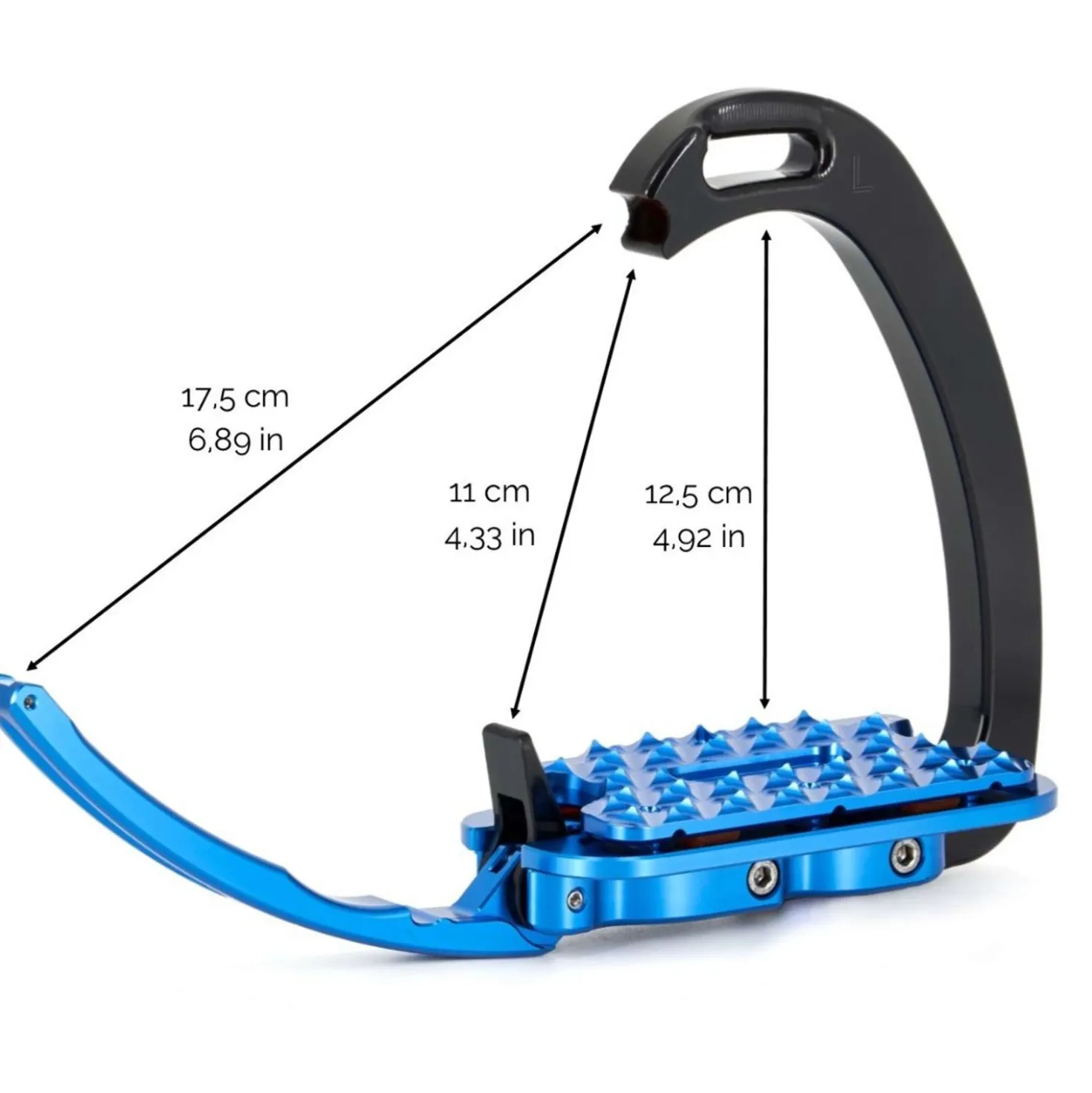 Tech Stirrups Stijgbeugels Venice Plus EVO Zwart/Bruin