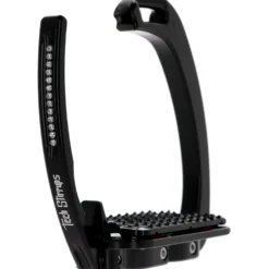 Tech Stirrups Stijgbeugels Venice Plus Swarovski Dressuur Zwart/Zwart