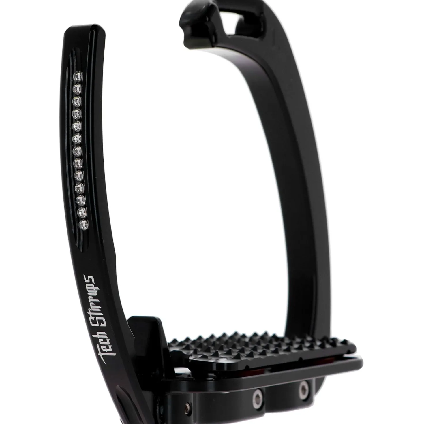 Tech Stirrups Stijgbeugels Venice Plus Swarovski Dressuur Zwart/Zwart