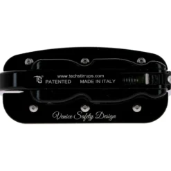 Tech Stirrups Stijgbeugels Venice Plus Swarovski Dressuur Zwart/Zwart