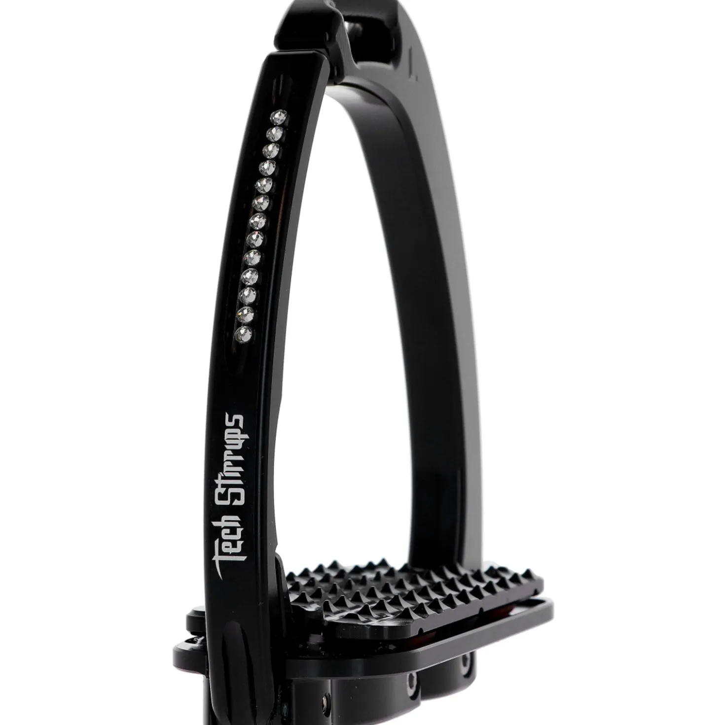 Tech Stirrups Stijgbeugels Venice Plus Swarovski Dressuur Zwart/Zwart