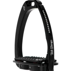 Tech Stirrups Stijgbeugels Venice Plus Swarovski Dressuur Zwart/Zwart