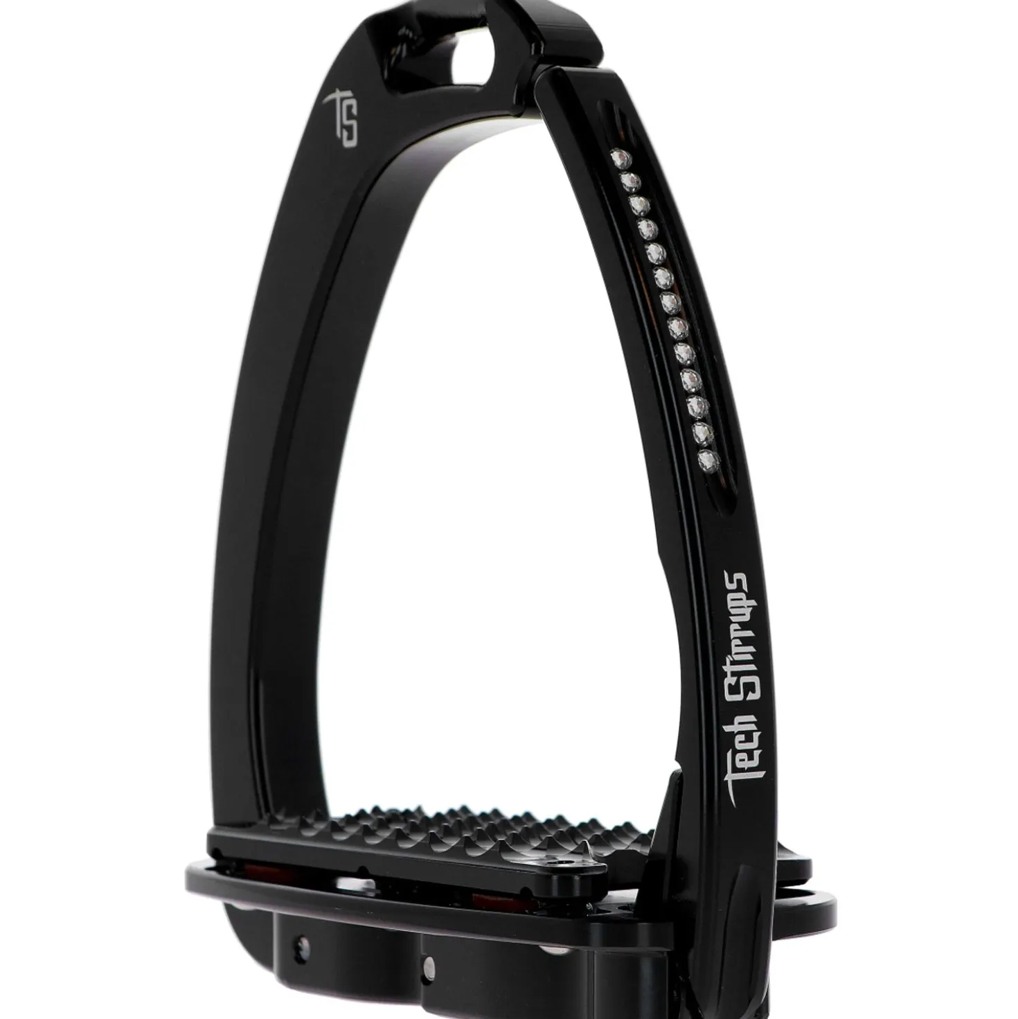 Tech Stirrups Stijgbeugels Venice Plus Swarovski Dressuur Zwart/Zwart