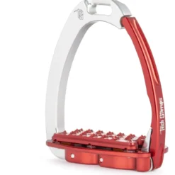 Tech Stirrups Stijgbeugels Venice Plus EVO Zilver/Rood