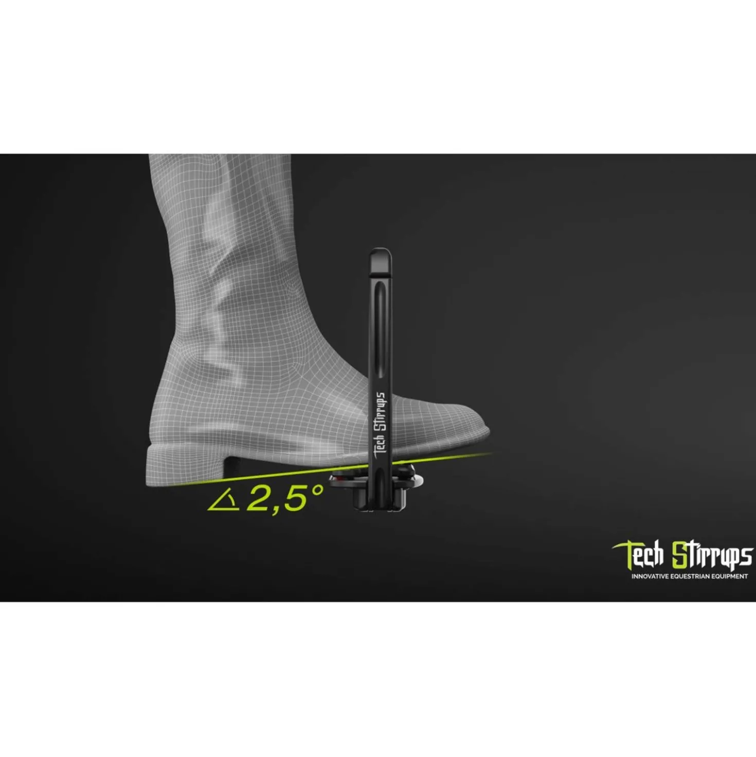 Tech Stirrups Stijgbeugels Venice Plus Dressuur Titanium