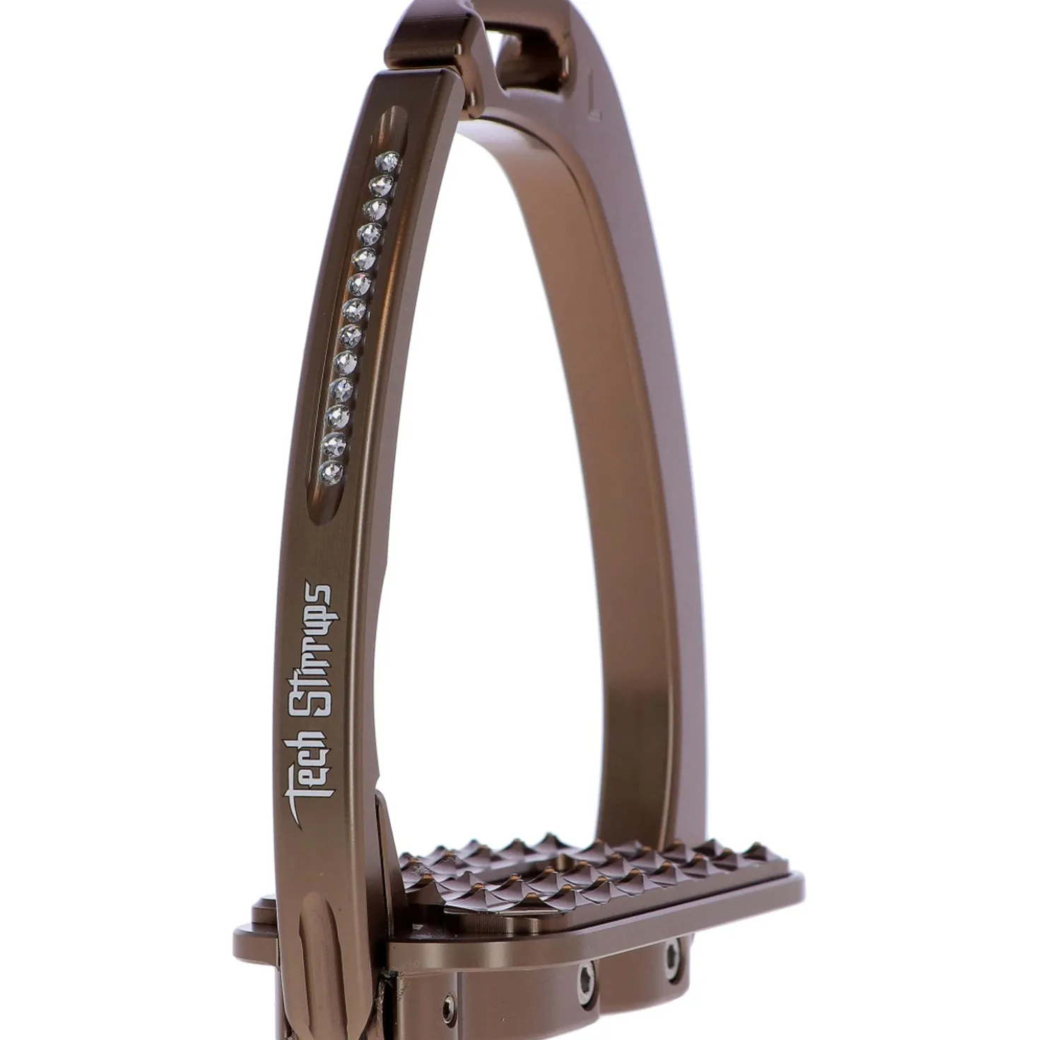 Tech Stirrups Stijgbeugels Venice Sloped Evo Swarovski Bruin
