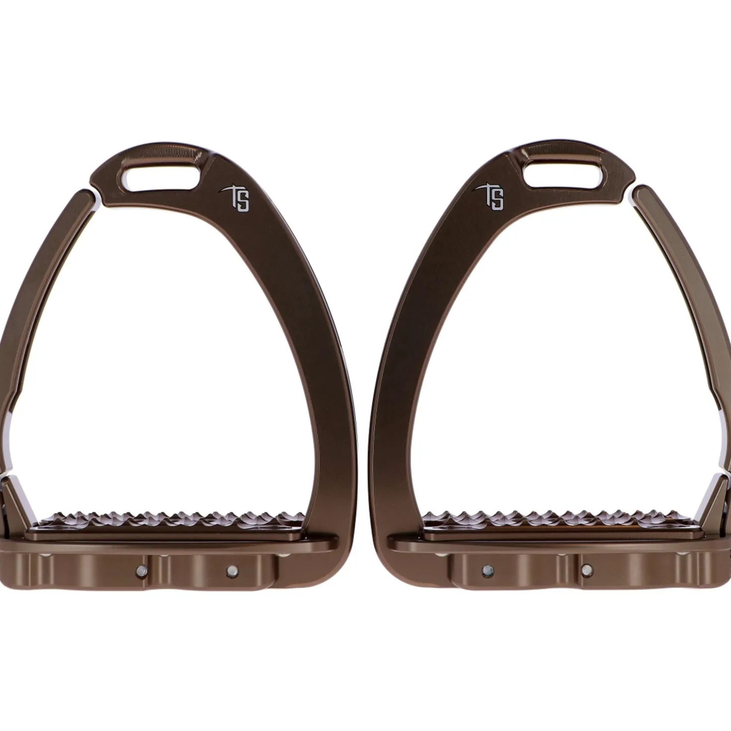 Tech Stirrups Stijgbeugels Venice Sloped Evo Swarovski Bruin