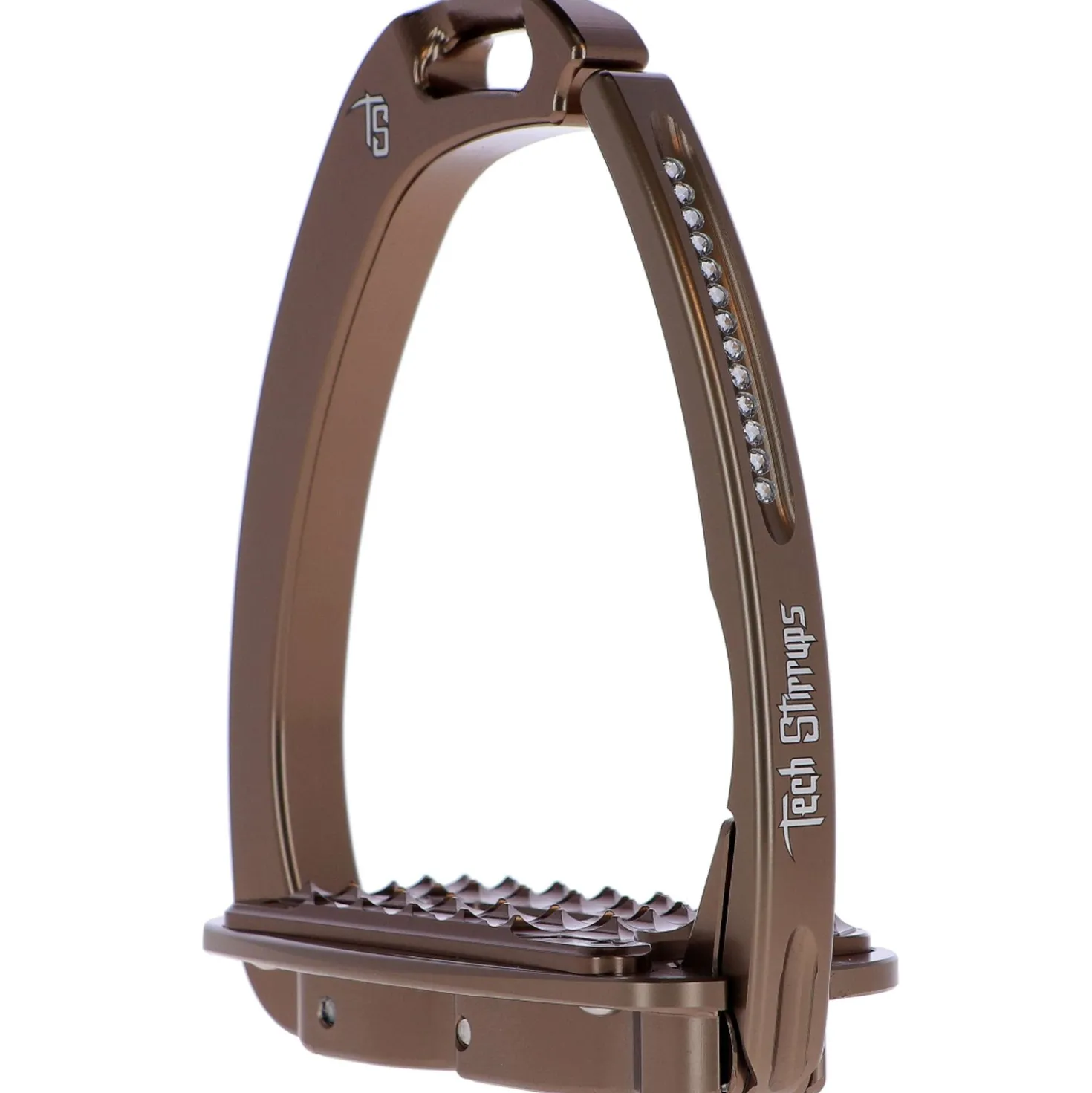 Tech Stirrups Stijgbeugels Venice Sloped Evo Swarovski Bruin