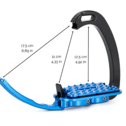 Tech Stirrups Stijgbeugels Venice Plus EVO Zilver/Roze