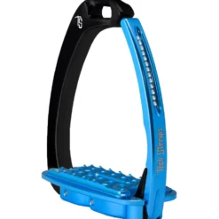 Tech Stirrups Stijgbeugels Venice Sloped Evo Swarovski Zwart/Blauw