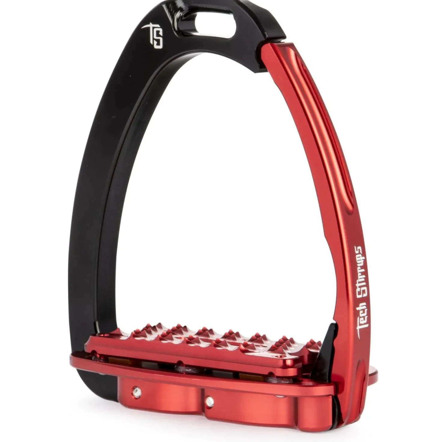Tech Stirrups Stijgbeugels Venice Plus EVO Zwart/Rood
