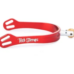 Tech Stirrups Wielsporen Verona Rowel Tips Rood