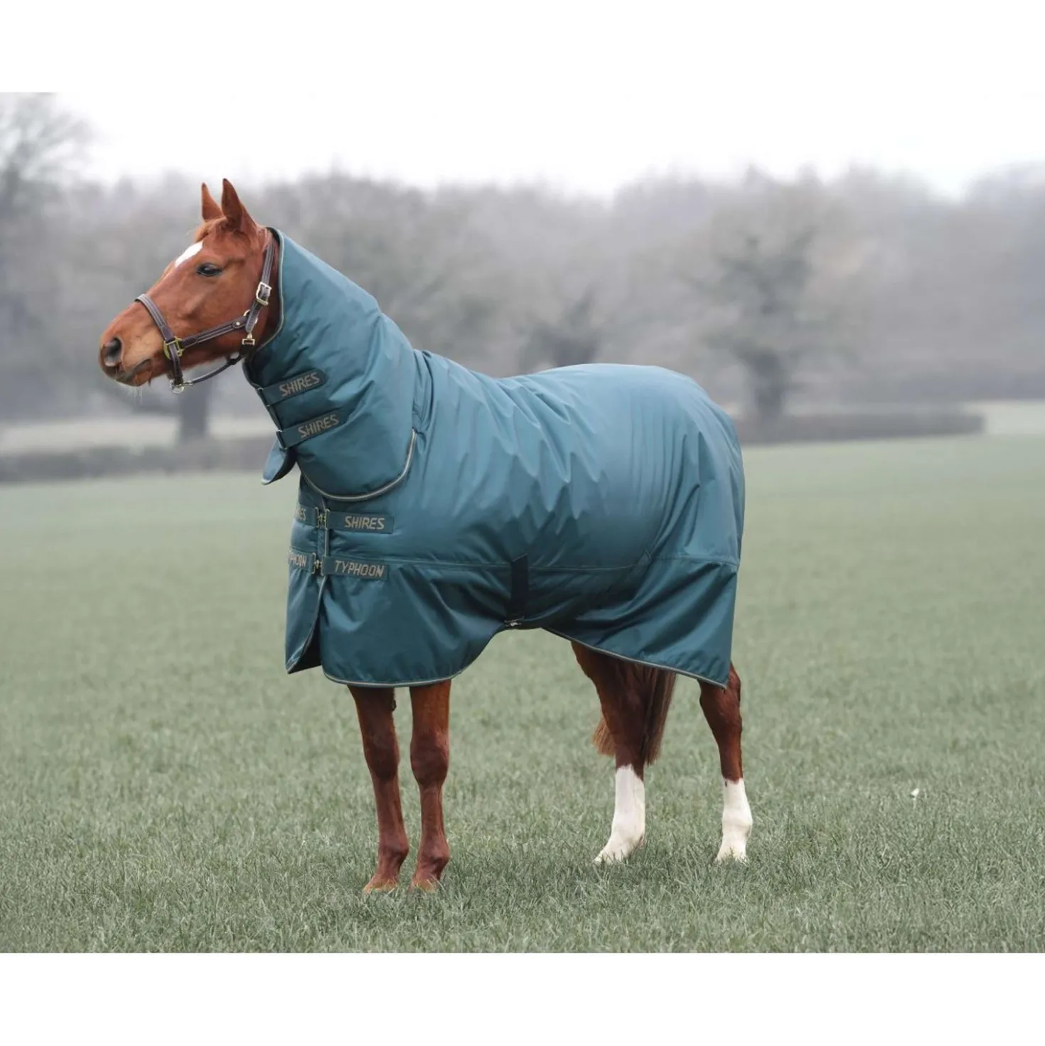 Tempest by Shires Winterdeken Turnout Typhoon Combo 200g Groen