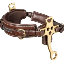 Trust Neusriem Hackamore 16cm Bruin/Goud