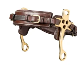 Trust Neusriem Hackamore 16cm Bruin/Goud