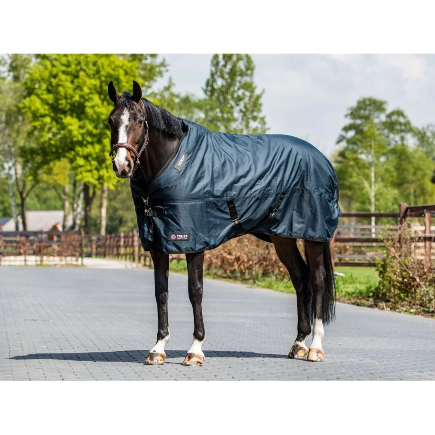 Trust Outdoordeken Tetris 300g Navy