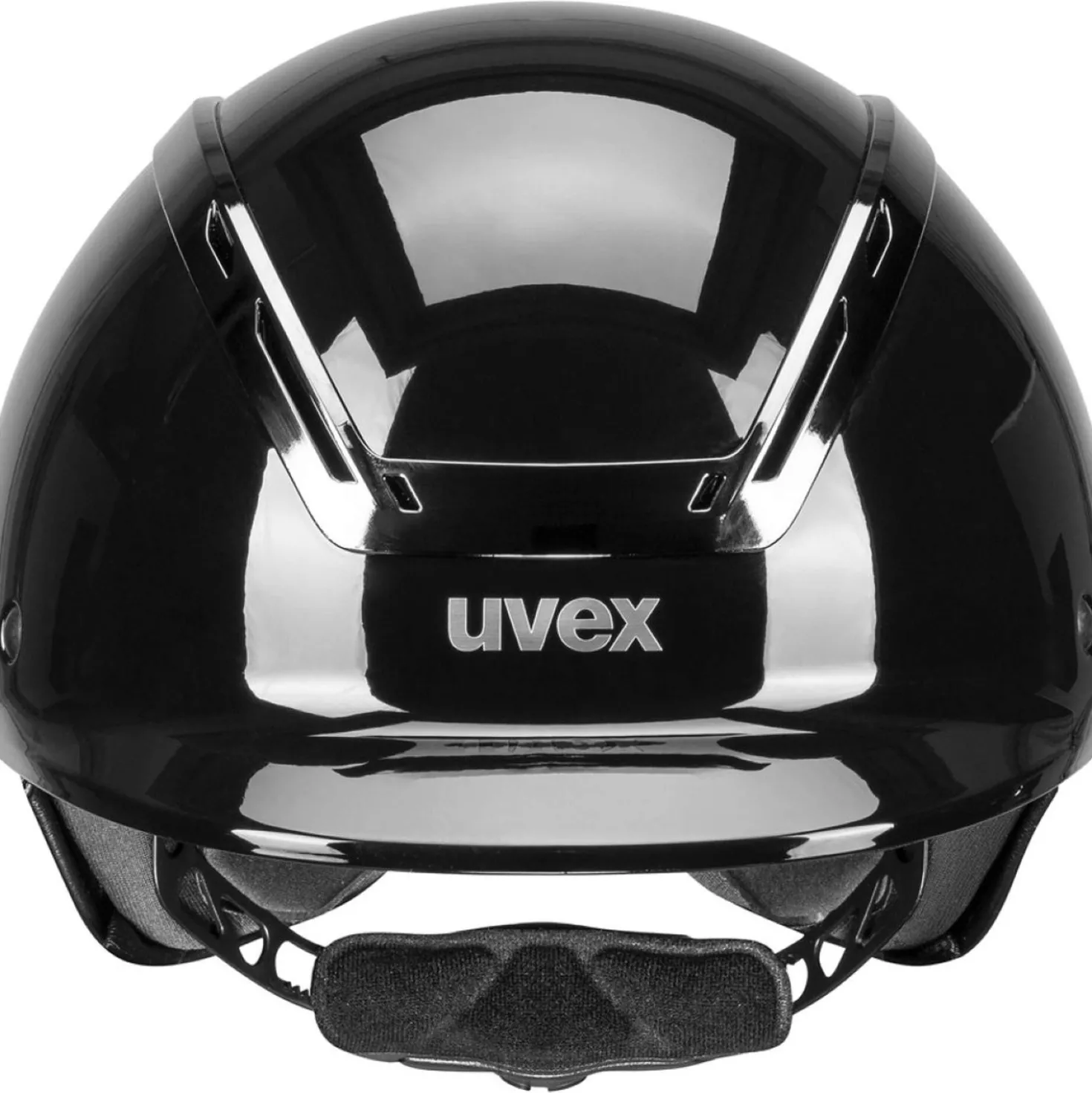 Uvex Cap Exxeed Shiny Chrome Zwart