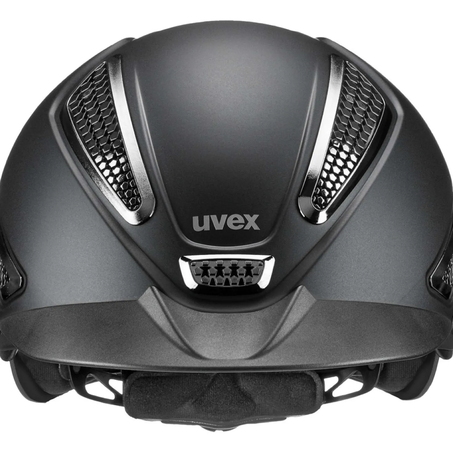 Uvex Cap Perfexxion III Chrome Zwart