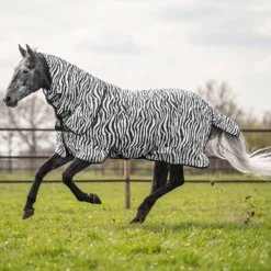 Velder Horsewear Essentials Vliegendeken met Hals Zebra Zwart/Wit