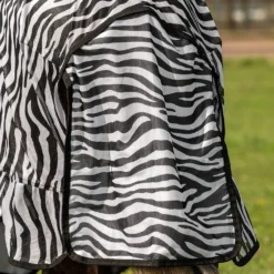 Velder Horsewear Essentials Vliegendeken met Hals Zebra Zwart/Wit