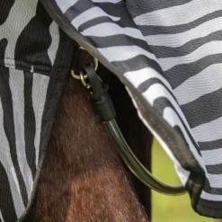 Velder Horsewear Essentials Pony Vliegendeken met Hals Zebra Zwart/Wit