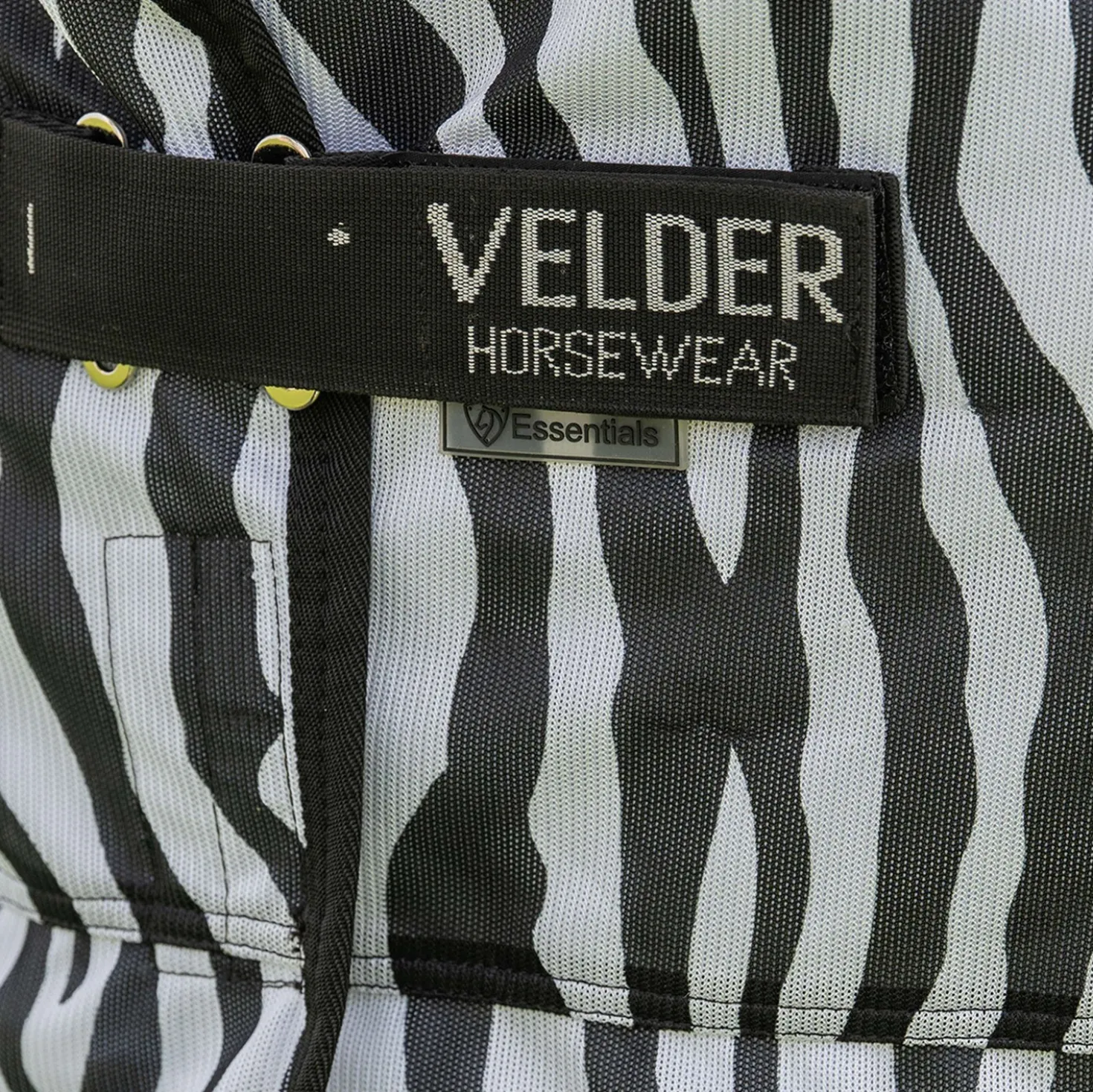 Velder Horsewear Essentials Pony Vliegendeken met Hals Zebra Zwart/Wit