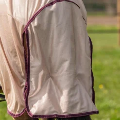 Velder Horsewear Essentials Pony Vliegendeken Mesh met Hals Earth Grey