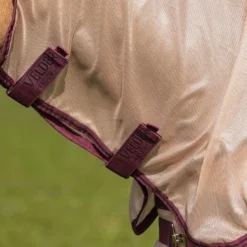 Velder Horsewear Essentials Pony Vliegendeken Mesh met Hals Earth Grey