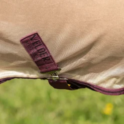 Velder Horsewear Essentials Pony Vliegendeken Mesh met Hals Earth Grey