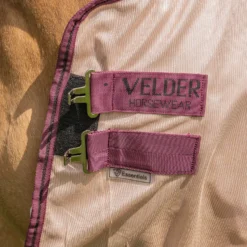 Velder Horsewear Essentials Pony Vliegendeken Mesh met Hals Earth Grey