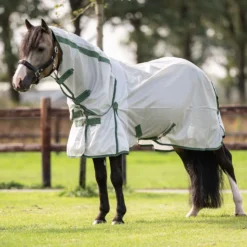 Velder Horsewear Essentials Pony Vliegendeken Mesh met Hals Zilver