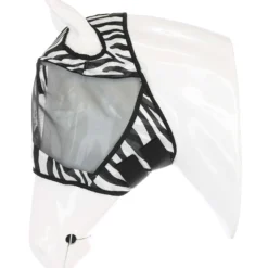 Velder Horsewear Essentials Vliegenmasker Zebra zonder Oren Zwart/Wit