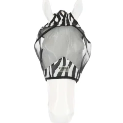 Velder Horsewear Essentials Vliegenmasker Zebra zonder Oren Zwart/Wit