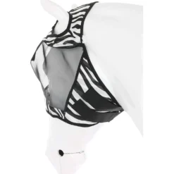 Velder Horsewear Essentials Vliegenmasker Zebra zonder Oren Zwart/Wit