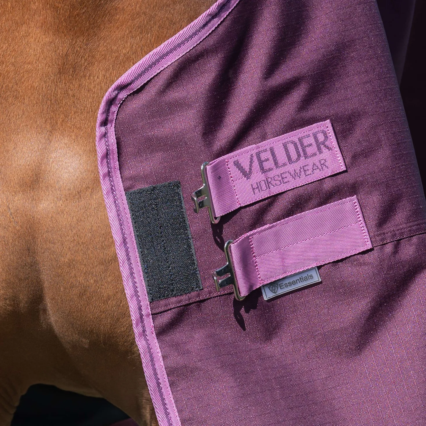 Velder Horsewear Essentials Ripstop Turnout Rug 600D 0g Plum Brown